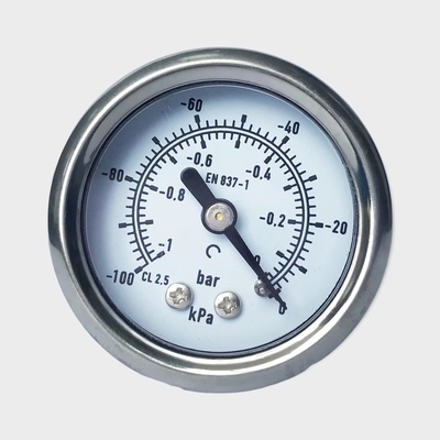 indicateur de pression de glycérine de Fillable de boîtier en acier inoxydable de 40mm pour la pompe à vide