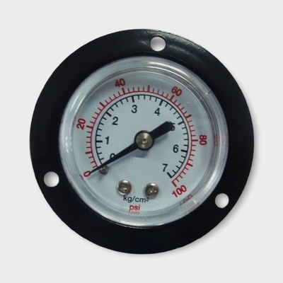 Manomètre en laiton de l'indicateur de pression de connexion de support de panneau 1/8 TNP pour le gaz 40mm