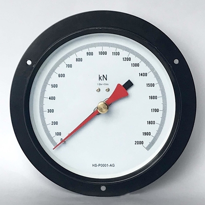 Un indicateur de pression plus lombo-sacré de bâti de l'indicateur de pression de précision de solides solubles 316 2000 KN 150mm