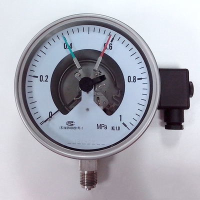 1 pression inférieure de bâti de MPA le kilolitre 1,0 indicateur l'indicateur de pression en verre de 160mm