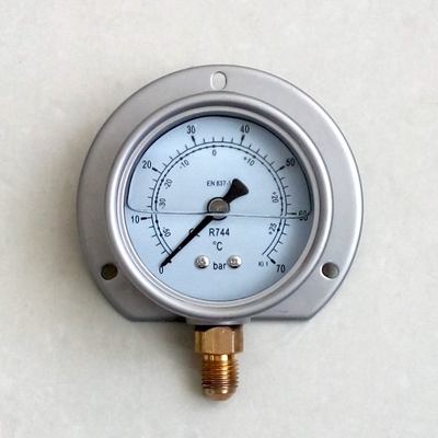 70 indicateur de pression rempli liquide d'en 837-1 d'indicateur de pression de support de panneau de la barre 63mm