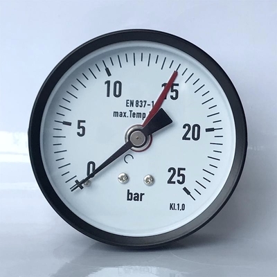 Mesure à haute pression de pression de bronze de phosphore de l'indicateur 80mm de barre de service du manomètre 25