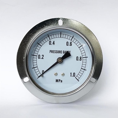 1 indicateur de pression de service de MPA 75mm le manomètre inférieur de pression de réservoir de bâti d'acier au chrome