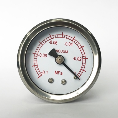 Indicateur de pression de vide d'acier inoxydable 50mm 0,1 manomètres de vapeur de MPA