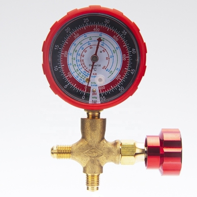 70mm indicateur de pression en laiton divers d'acier inoxydable de connexion d'indicateur de pression de 55 barres
