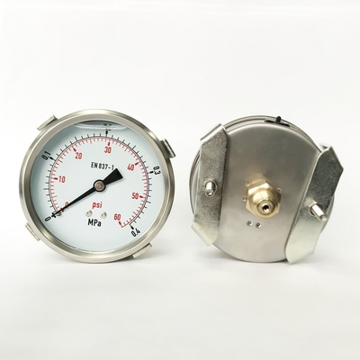 L'indicateur de pression de l'acier inoxydable 60 livres par pouce carré 3 avance 3/8 parenthèse petit à petit de mesure de pression d'huile de TNP