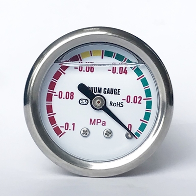 0,1 manomètres de remplissage de glycérine d'indicateur de pression de l'indicateur de pression de vide de MPA Ss316