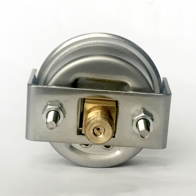 40mm 100 indicateur de pression axial de bride de CRNA 2,5 U de manomètre de bâti d'indicateur de pression de livre par pouce carré