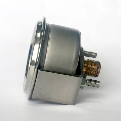 40mm 100 indicateur de pression axial de bride de CRNA 2,5 U de manomètre de bâti d'indicateur de pression de livre par pouce carré