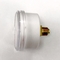 Lentille acrylique lumineuse médicale de l'atmosphère 40mm du cadran 30 d'indicateur de pression de manomètre en laiton de connecteur