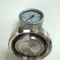 Barre 10 cristallisant l'indicateur de pression hygiénique de cadran de l'indicateur de pression de joint de diaphragme 63mm