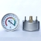 2,5 indicateur de pression mouillé en laiton de bride de l'indicateur de pression de capsule de pouce 63mm U